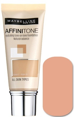 Pudër e lëngshme HD pigmenty Affinitone Maybelline 24 Golden Beige, 30ml