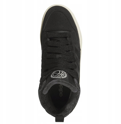 Atlete për kalamaj Adidas Rapid Court Mid Winterized Jr JR1027, të mesme, të zeza