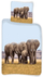 Set çarçafësh fëmijësh MCU, elefant, 140 x 200 cm, pambuk 100%