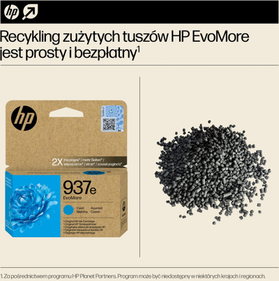 Ngjyrë printeri HP 937e EvoMore, e kaltër