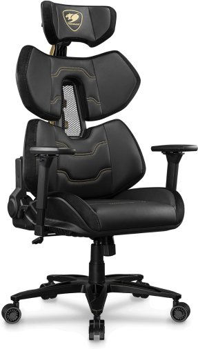 Karrige gaming Cougar Terminator Elite, ergonomike, me krahë që rregullohen, e artë