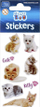 Ngjitëse STICKERBOO Cuties, qen e mace, 66x180 mm, shumëngjyrëshe
