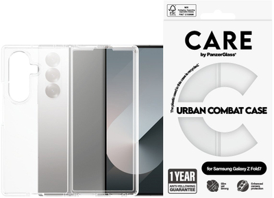 Maskë telefoni PanzerGlass Flagship Urban Combat për Samsung Galaxy Z Fold7, transparente