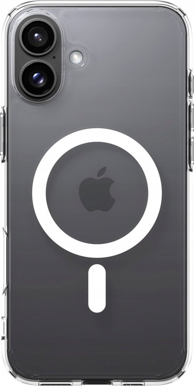 Mbështjellës telefoni Spigen Ultra Hybrid MagFit, për iPhone 15 6.1", transparent