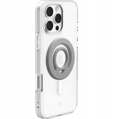 Mbajtëse telefoni Spigen Dual Pop MagSafe, magnetike, gri
