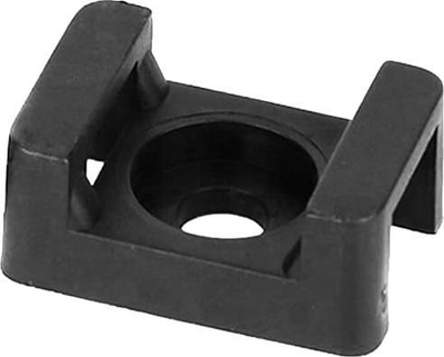 Mbajtëse kabllosh Orno, 22x16 mm, vrimë montimi 6.8 mm, e zezë, 20 copë