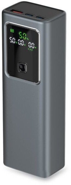 Powerbank SBS 20000mAh, PD 100W, me ekran LCD, gri