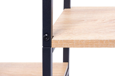 Stendë metalike për lule PANORAMA, 6 kate, MDF OAK, kafe