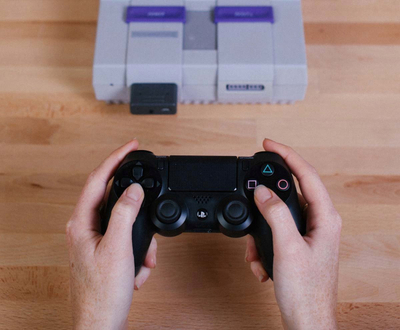 Блутут адаптер 8Bitdo Retro Receiver, за PS1 PS2 Windows, компатибилен со Иксбокс и ПС5 ПС4
