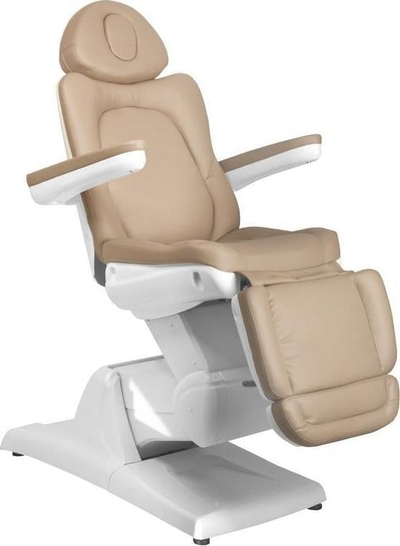 Karrige elektrike kozmetike Azzurro 870 3 Strong, me rregullim elektrik, ngjyrë kapuçino