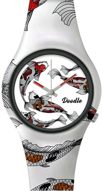 Orë dore Doodle Oriental Mood Koi Carp Red DOAR001