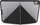 Mbrojtëse tablet Pipetto Origami No1, për iPad Air 13" 2024, me qëndrim, e zezë