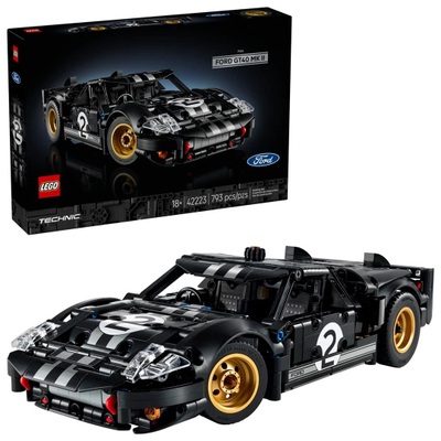 Set lodër LEGO Racing Car 1966 Ford, model ndërtimi, shumëngjyrësh