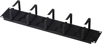 Organizues kabllosh Digitus DN-19 ORG-2U-SW për raft rack 2U, ngjyrë e zezë