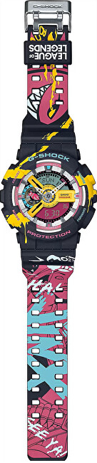 Orë dore për meshkuj Casio G-Shock Classic, shumëngjyrëshe