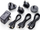 Adapter universal AC Tascam PS-P520U, dalje të ndërrueshme, kabllo mini USB dhe micro USB, i zi
