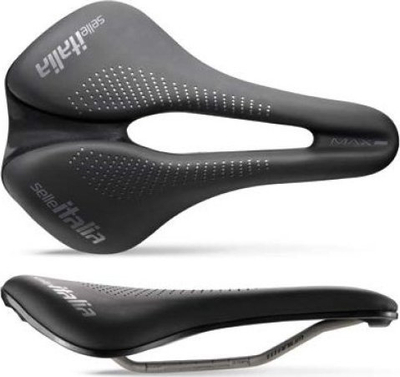 Седло за велосипед Selle Italia Max Novus Boost Evo TI 316 Гел Superflow, ширина 160mm, црно