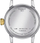 Orë dore për femra Tissot Classic Dream Lady T129.210.22.263.00, e argjendtë/artë