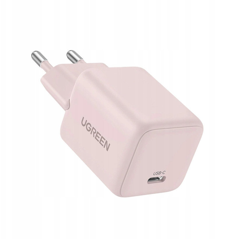 Karikues muri Ugreen X512, USB C, 20W GaN, rozë