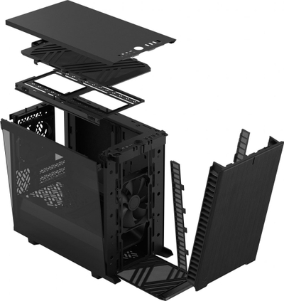 Kasë Fractal Design Define 7 Nano TG Light Tint, Micro Tower