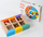 Set puzzle mendore Brain Puzzle, 6 copë, shumëngjyrëshe