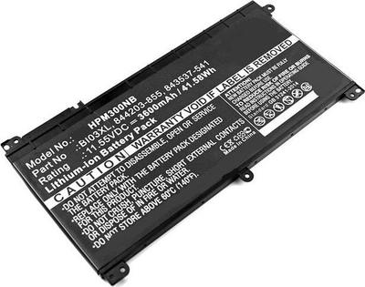 Bateri laptopi CoreParts MBXHP-BA0097, për HP Pavilion dhe ProBook, e zezë