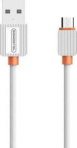 Kabllo USB Vega USB A në microUSB, 1 m, e bardhë