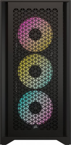 Kasë Corsair iCue 4000D RGB Airflow (CC-9011240-WW), e zezë