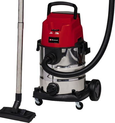 Fshesë industriale Einhell TE-VC 36/25 Li S-Solo, 25L, pa kabllo, inox