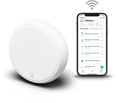 Sensor i mençur i tymit Tesla Smart Sensor Smoke