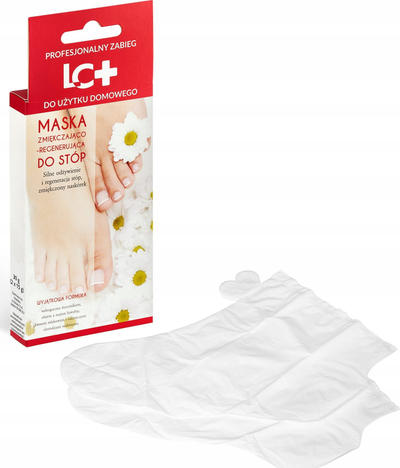 Maskë eksfoliuese për këmbë LC+, çorape 1 palë, që zbut dhe rigjeneron