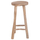 Stol bari Kont druri teak natyral Φ34.5×71.5 cm (HM9338)