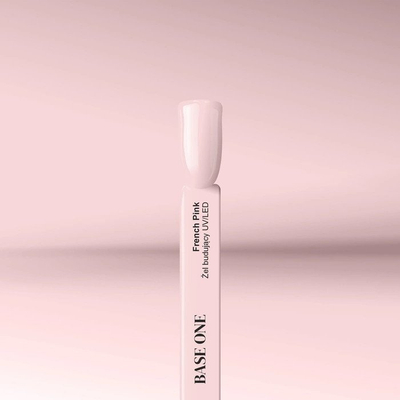 Градбен гел за нокти Silcare Base One French Pink, 15g, розова