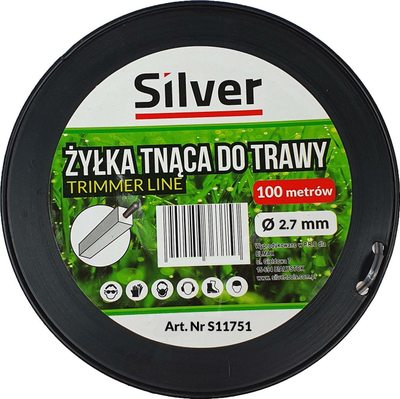 Linjë prerëse trimeri Silver Duo Line, 2.7mm, 100m, gri