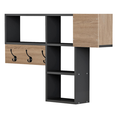 Paradhomë me rafte Harlan 99,5x15x61Hcm (HM8973.11), gri