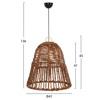 Llambë e varur tavani Φ41x41-136Hcm (HM7858), kaftë