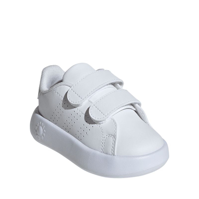 Këpucë sportive për kalama Adidas Advantage I, me sholla EVA, mbyllje me rripa, të bardha