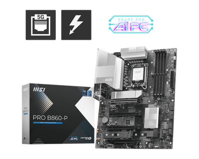 Plakë amë MSI PRO B860-P, Intel B860, LGA 1851, ATX