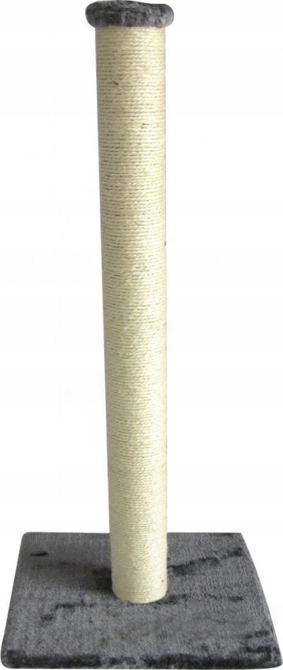 Shtyllë gërvishtëse për mace Ebi Classic High Post, sisal natyral, pelush gri, gri