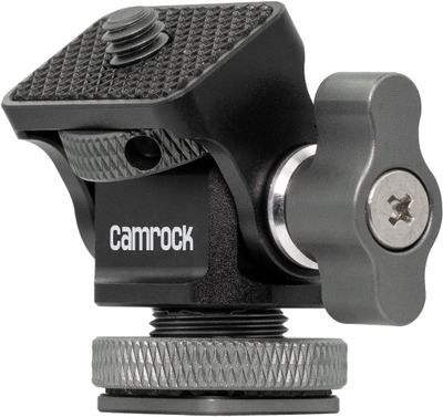 Mbajtës multifunksional Camrock Z3, montim cold shoe, filetë 1/4", i zi