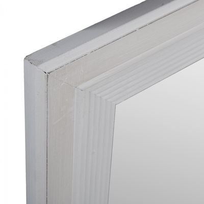 Pasqyrë shtëpie Kenna HM7191, MDF, 60x80 cm, e bardhë patina