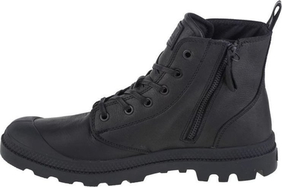 Çizme Palladium Pampa Zip Lth Ess M 76888, lëkurë natyrale, për burra, të zeza