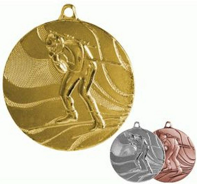 Medalje Victoria Sport, 5 cm, ngjyrë ari