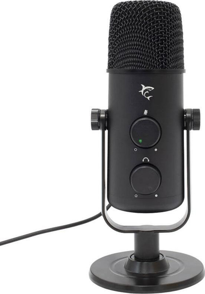 Mikrofon studio White Shark NAGARA, për streaming edhe podcast, i zi