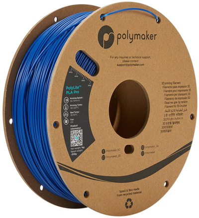Филамент 3D Polymaker PolyLite PLA Pro, 1.75mm, 1kg, сина