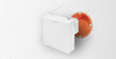 Termostat javor për mur Auraton Pictor DS, me prekje, 230V, i bardhë