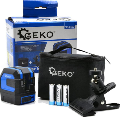 Nivelues lazer kryq Geko CROSS LASER BASIC G03302, vetërregullues, me tripod