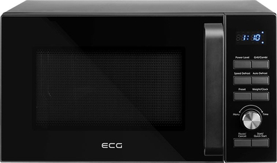 Fur mikrovalësh ECG MTD 2590 GBS, 25L, 900W, me gril, e zezë