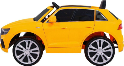 Makina elektrike për fëmijë Audi Q8 LIFT, 109x66x55cm, 12V, e verdhë
