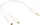 Kabllo audio InLine, Jack 3.5mm mashkull në 2x Jack 3.5mm femër, 0.1m, e bardhë